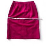 Sag Harbor Vintage Pink Wool Pencil Skirt Photo 6