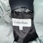 Calvin Klein  Green Faux Fur Hooded Puffer Jacket Medium Photo 2