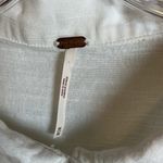 Free People  Cream Button-Down Shirt Photo 2