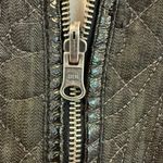 Chico's Chico’s Black Quilted Denim Jacket Size 1 (8 U.S.) Photo 4