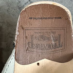 Troentarp Clogs Mary Jane Dark Blue Leather Adjustable Strap Made in Sweden Size 10 Photo 7