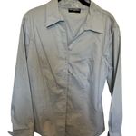 Karl Lagerfeld  light blue button down shirt size 12 Photo 0