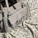 Maurice's  Quilted Shoulder Bag in Light Gray Photo 7