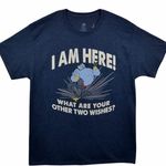 Disney Aladdin TShirt Genie Wishes Blue S Jasmine Funny Photo 0