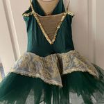 Emerald Green Dance Costume Photo 1
