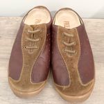 Palladium  Mule Sneaker Maroon Tan Perforated Open Heel Flats shoes Women's US 7 Photo 1