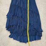 Cinq à Sept Cinq A Sept Soliel Flowy Layered Ruffle Dress Blue Navy 4 Photo 8