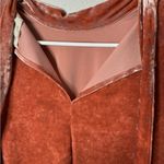 Madewell  pink Peach Crushed blush velvet mocked dress tie back bow Size M Photo 11