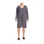 Terra & Sky  Womens 1X Blue Sweater Tank Dress and Cardigan Set NWT‎ Photo 1