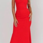 Selfie Leslie Fire Of Stars Halterneck Maxi Dress Red Photo 0