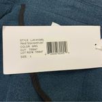 Elizabeth and James  Linen Blend Size Large Trans Tegan Biker Vest Photo 10