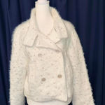 ZARA  DOUBLE-BREASTED BEADED JACKET CHRISTMAS SNOWFLAKES SIZE SMALL NWOT Photo 0