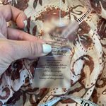 Nanette Lepore  NWT orange floral ruffle sleeve blouse small Photo 10