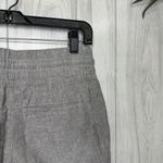 Athleta  Cabo Linen 4” Shorts Osprey Grey Heather size 2 447245-02 Photo 4