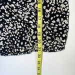 Sanctuary Meadow Black & White Leopard Print V-neck Blouse Photo 7