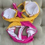 SheIn NEW  Fuschia Yellow Twist Front Bikini 4XL Photo 5