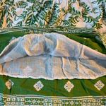 she's cool Green and White Smocked Short Lined Bubble Mini Skirt size Large Photo 4