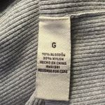 Polo Jeans Ralph Lauren Ribbed Half Zip Sweater Gray Women's Large Casual Retro Photo 8