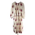 ALIX OF BOHEMIA Saranna Sweet Rose Midi Boho Dress Size Medium Oversized Photo 2