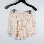 Abercrombie & Fitch Linen Blend Pastel Floral Flower Print Pattern Mini Shorts Photo 0