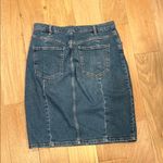 Pilcro and the Letterpress  by Anthropologie size 8 Blue Mini Casual denim  Skirt Photo 3