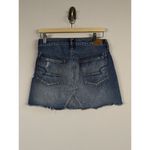 American Eagle Festival Mini Skirt Button Fly Distressed Denim Women's Size 6 Photo 7