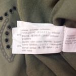 ZARA Khaki Green Cutwork Embroidery Tiered Mini Dress Size XL Bloggers Fave Photo 8