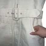 Show Me Your Mumu NEW NWT  Outlaw Dress Denim Mini Dress Pearly White Photo 4