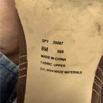 Mudd Y2K Women's Spy Brown Suede Corduroy Cuff Ankle Heel Booties Retro Fall 8 Photo 4