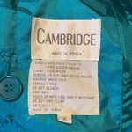 Cambridge  Vintage Teal Trench Coat 8 Photo 8