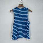 Abound  Blue White Striped Sleeveless Twist Front Tank Top XL Photo 4
