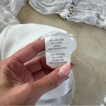 Ramy Brook  White Cream Mirrored Blouse Sz Small Photo 3