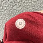 Lululemon  Pace Rival Skirt Skort Dark Red Athletic Tennis Golf Women's 12 Tall Photo 5