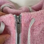 Lululemon So Sherpa Hoodie Pink Hooded Full Zip Jacket Size 12 Photo 2