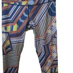 Vimmia  Multi-Color Geometric Print 7/8 Length Yoga/Workout Size Medium Leggings. Photo 0
