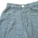 CP Shades NWT Free People x Lourdes Trouser in Blue Gray Gingham Plaid Pants XS Photo 2