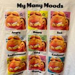 Garfield Women’s Front and Back Graphic Tee with Short Sleeves, Size XXXL White Photo 2