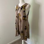 Free People  light purple floral tie-front mini dress size S Photo 3