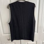 Capacity red cardinal floral button up vest size medium Black Photo 5