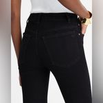 Madewell The Longline Straight Jean in Black Frost Size 25 NWT Photo 4