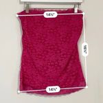 DNA Couture Women’s Strapless Lace Tube Top Fuchsia Pink NWOT Photo 7