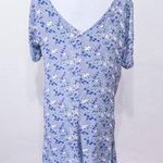 Vintage 90's Lavender Floral Dress Purple Size L Photo 6