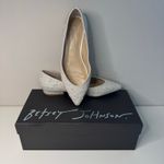 Betsey Johnson  Womens White SB-Jude Pearl Beaded Ballet Flats Size 7M Wedding Photo 0