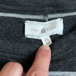 Lou & grey Charcoal Grey Striped Jersey Long Sleeve Dress Size XS Photo 1