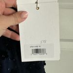 Mac Duggal  Floral Embellished Illusion Midnight Midi Cocktail Dress‎ NWT Photo 5