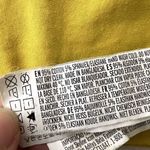 Forever 21 Yellow Tie Long Sleeve Crop Top Shirt Photo 6