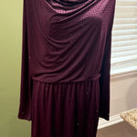 White House | Black Market Purple rhinestone  Dress Photo 0