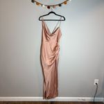 NWT Significant Other Aria Cowl Neck Maxi Dress in Nougat Pink Size 8 Photo 1