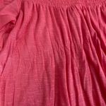 Coral Flowy Off The Shoulder Top Pink Photo 1