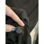 Catherine Malandrino Elegant Black Lace Sleeve Blouse L Photo 6